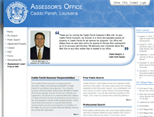 Tablet Screenshot of caddoassessor.org